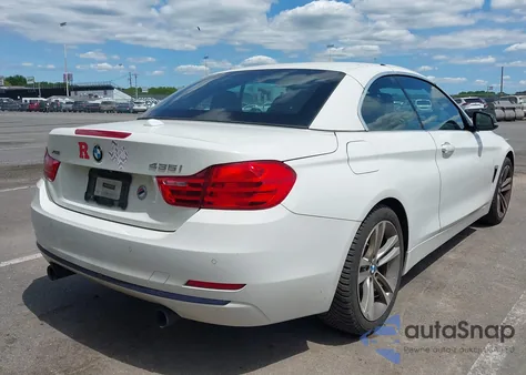 2015 BMW 435I xDrive from USA, damaged, VIN WBA3T7C55FPW79362